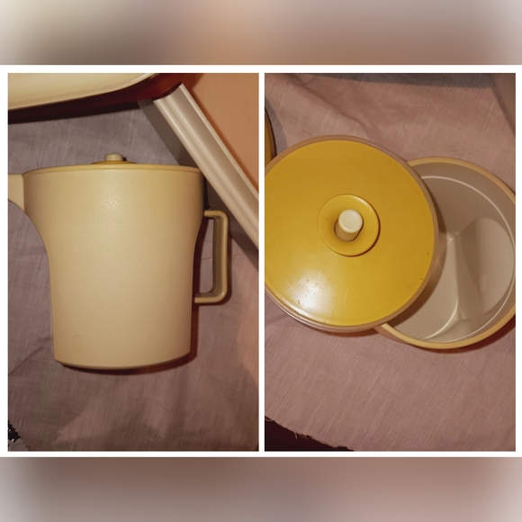 Vintage Tupperware Replacement Pieces~9 Piece Lot - Picture 2 of 7